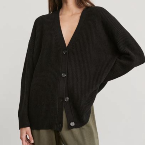COPY - NWT Jenni Kayne black cashmere cocoon cardigan xxl